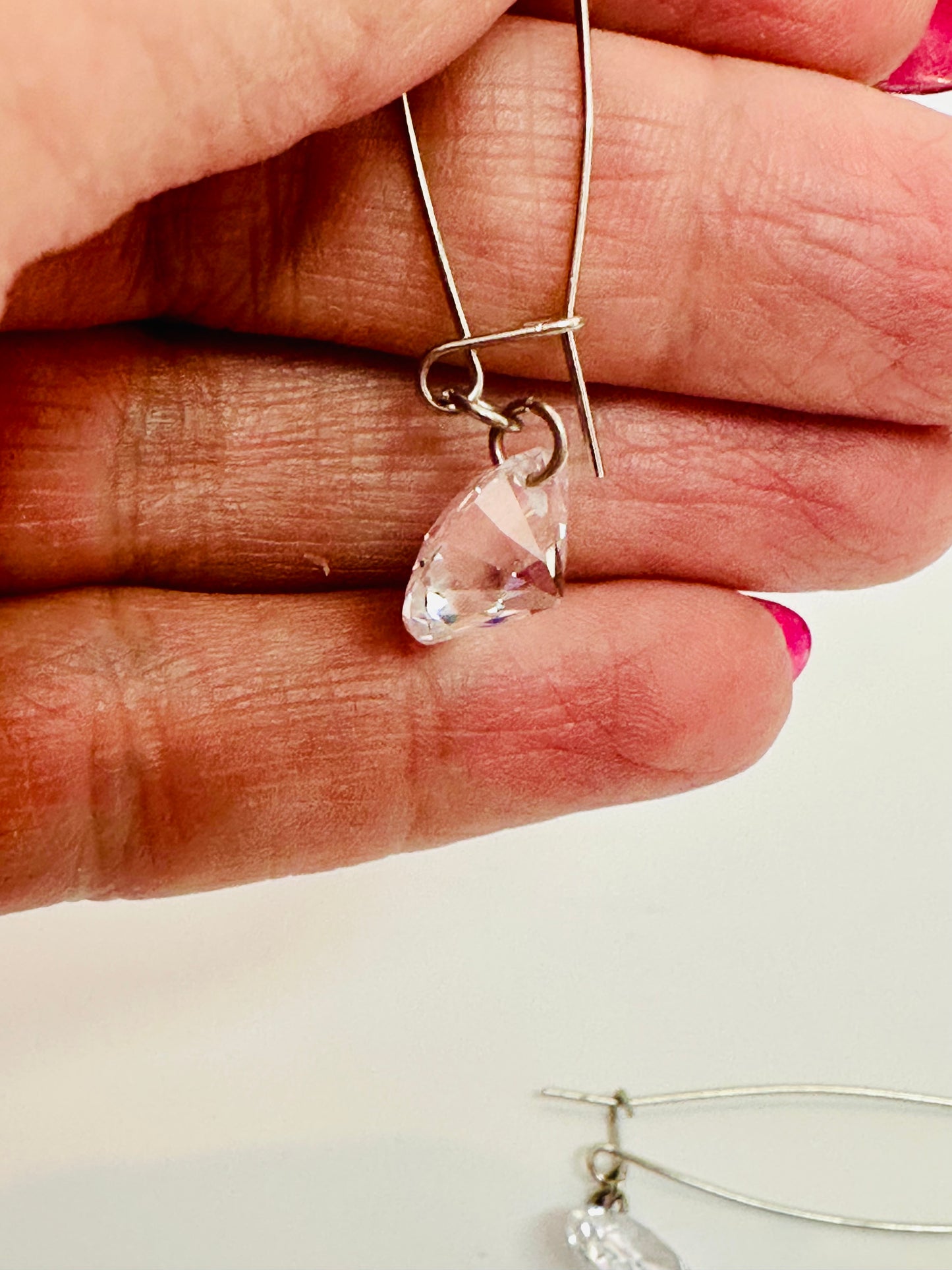 Vintage Crystal Drop Earrings
