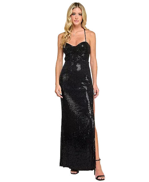 Katie Rae Women's Sequin Long Gown