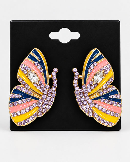 The Providence Kaleidoscope Butterfly Earrings