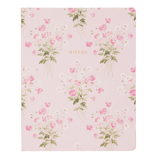 Light Pink English Garden Journal