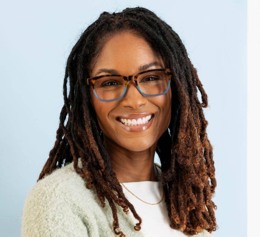 Waverly Black/Amber Tortoise Readers