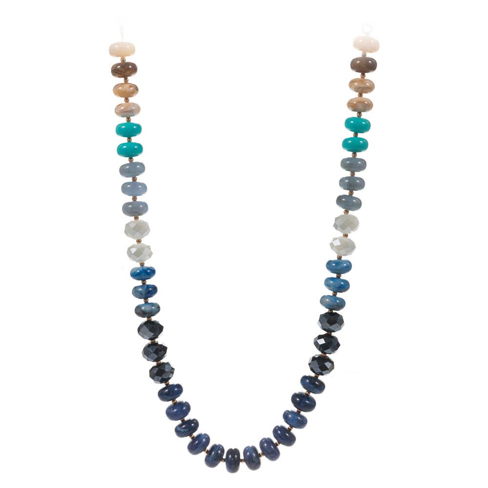 Gradient Multi Beaded Necklace
