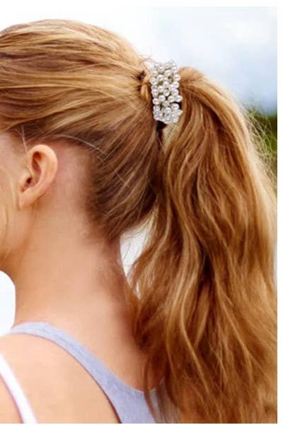 Pearl Ponytail Holders