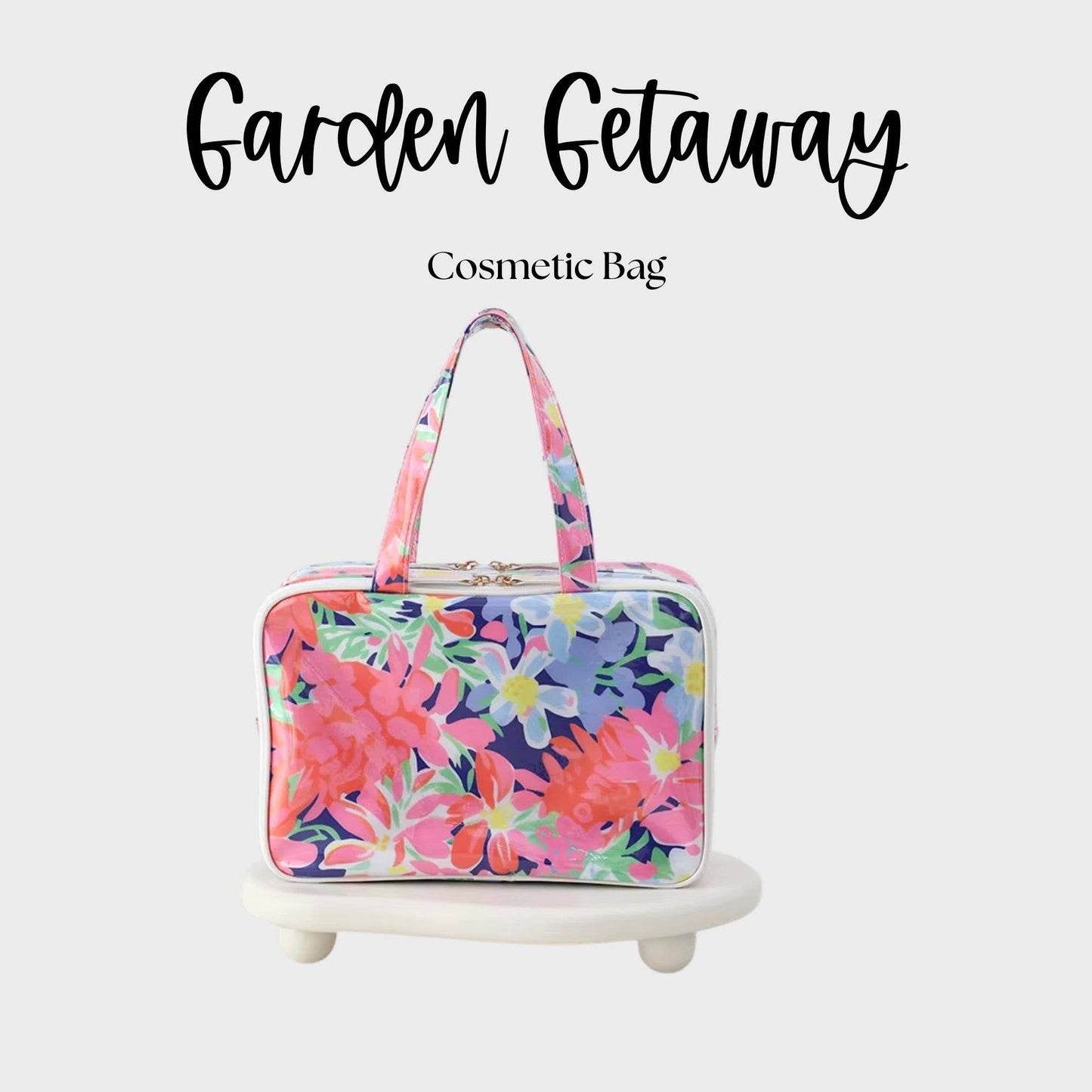Garden Getaway Waterproof Cosmetic Case