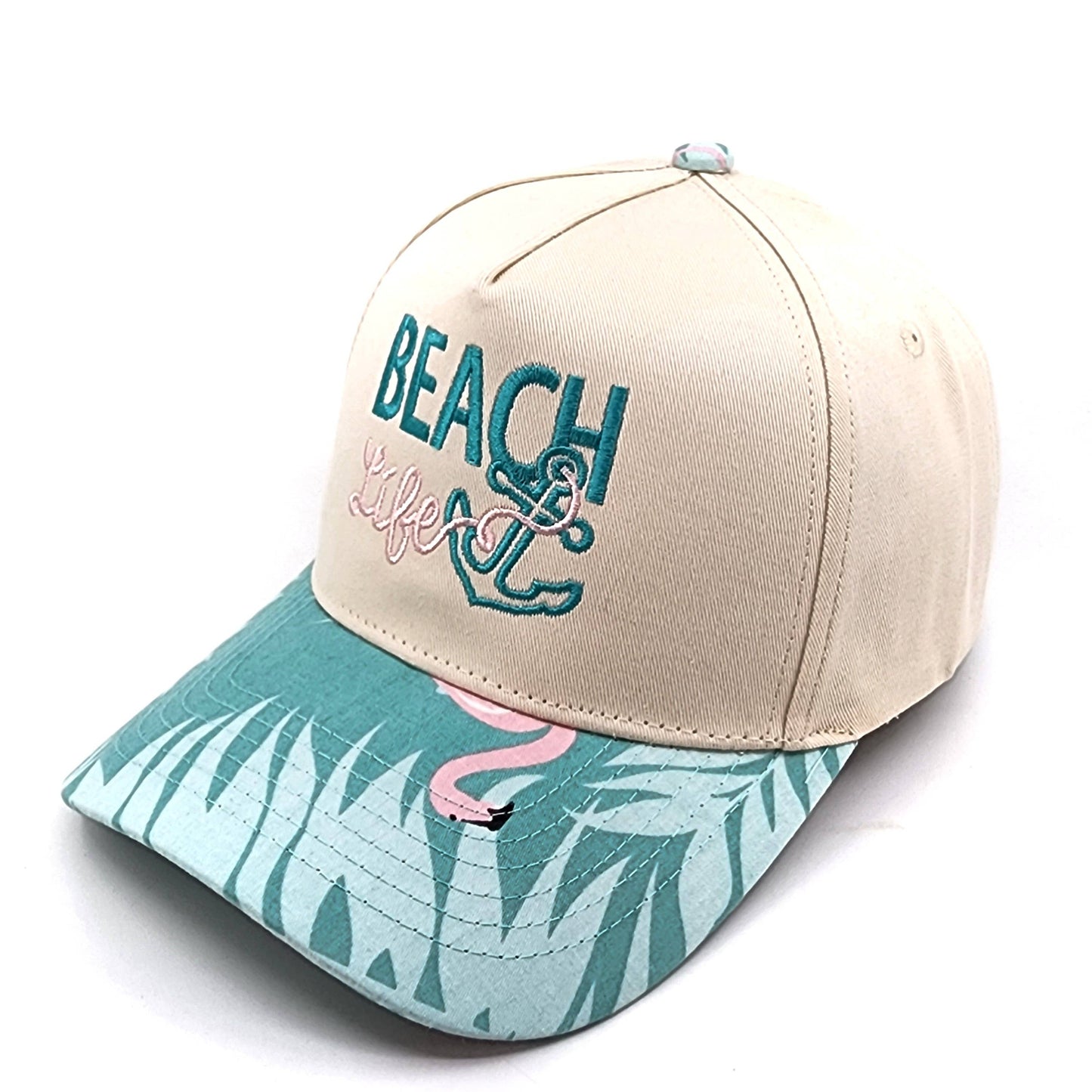 Beach Life Embroidered Trucker Hat