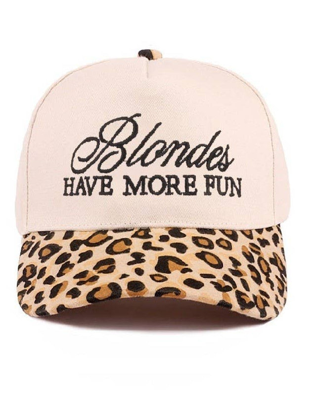 Blondes Have More Fun Canvas Cotton Hat