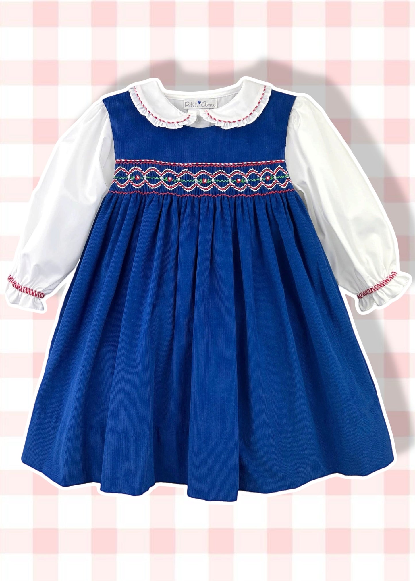 Smocked Jumper Dress