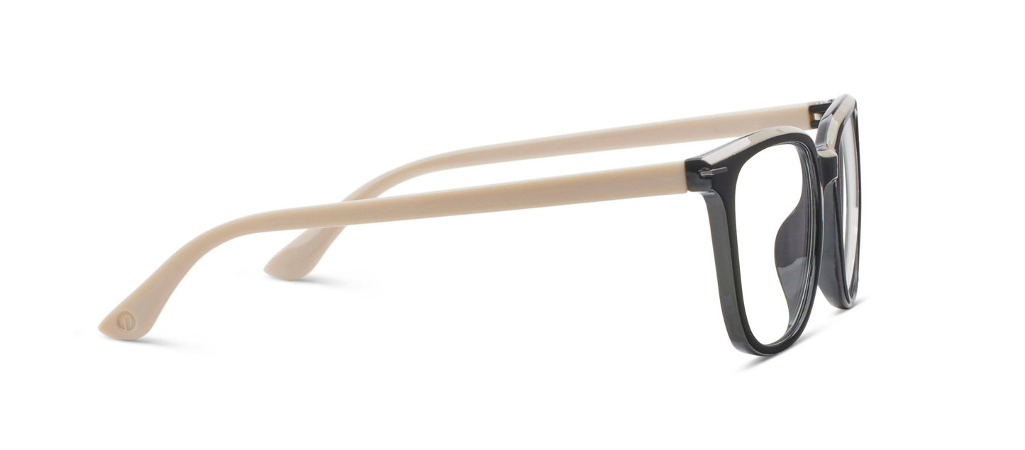 Peepers Dante Black/Taupe Readers