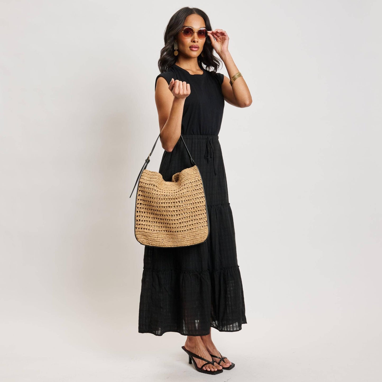 Savannah Hobo Natural Black