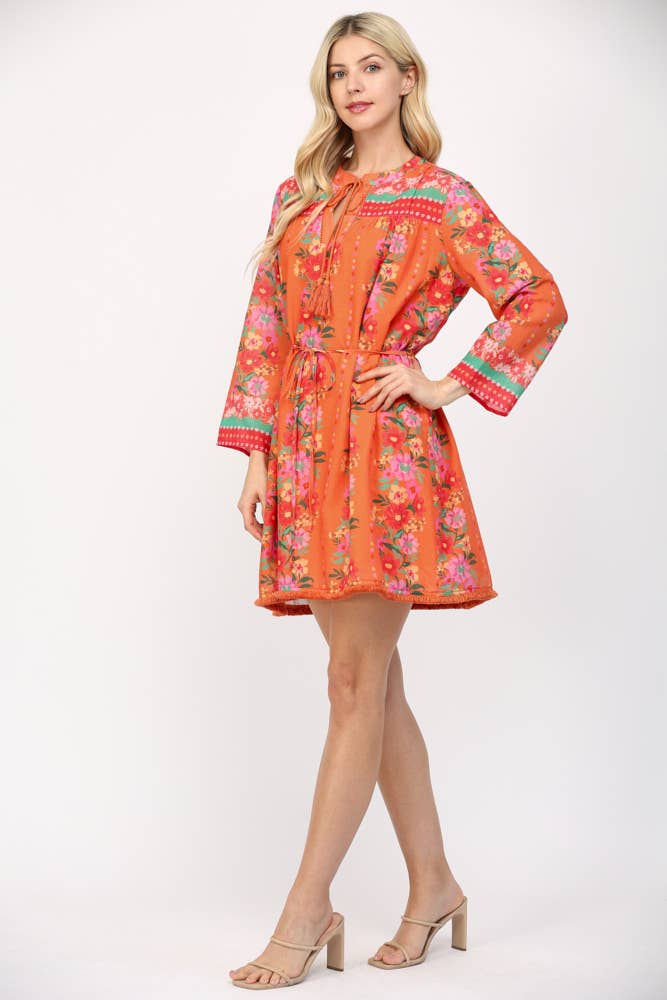 Mini Charming Floral Dress