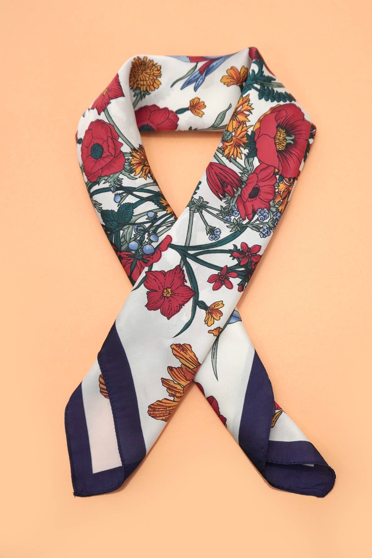 Large Print Floral Bandana Scarfs