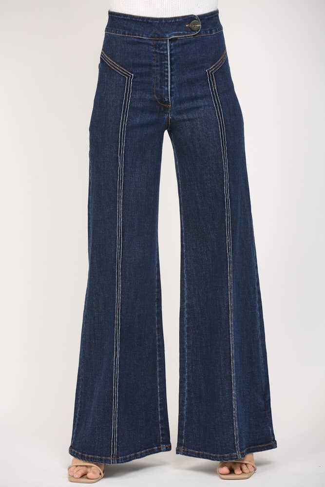 High Waisted Wide Leg Jeans