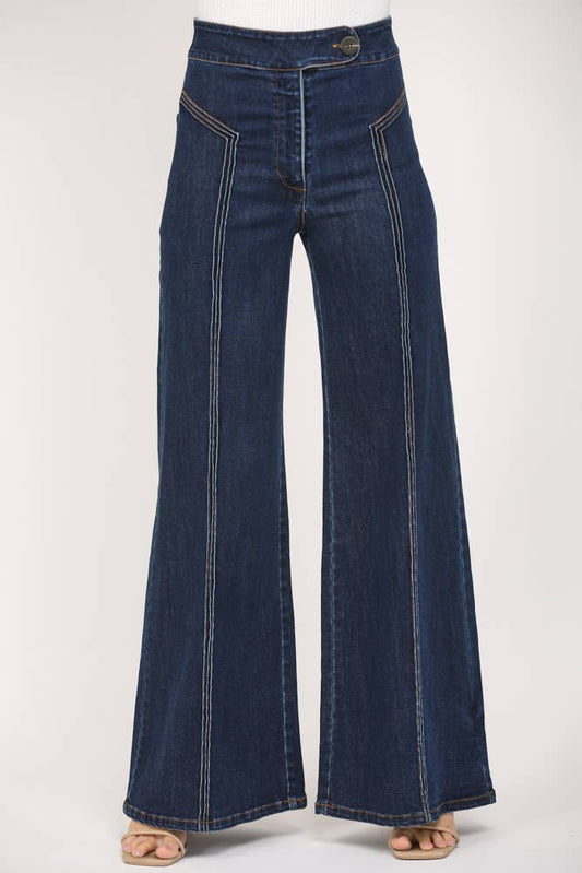 High Waisted Wide Leg Jeans