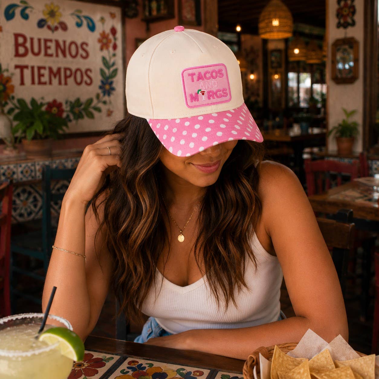 Tacos & Margs Embroidered Patch Trucker Hat
