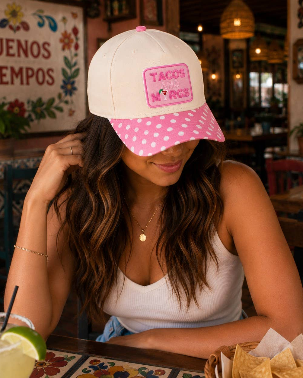 Tacos & Margs Embroidered Patch Trucker Hat