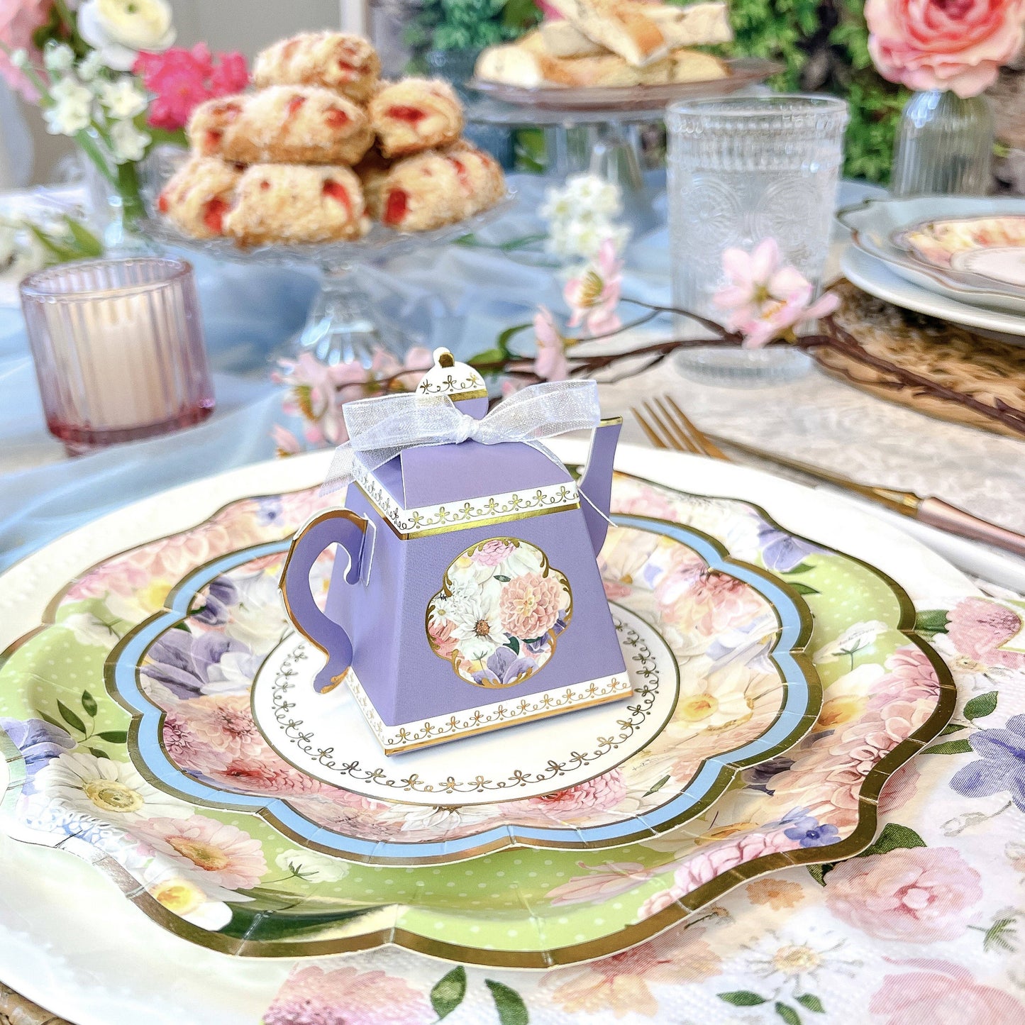 Tea Time Party 16 Guests Party Tableware Set