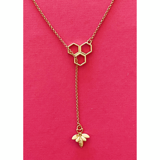 Bee With Me Hive Necklace