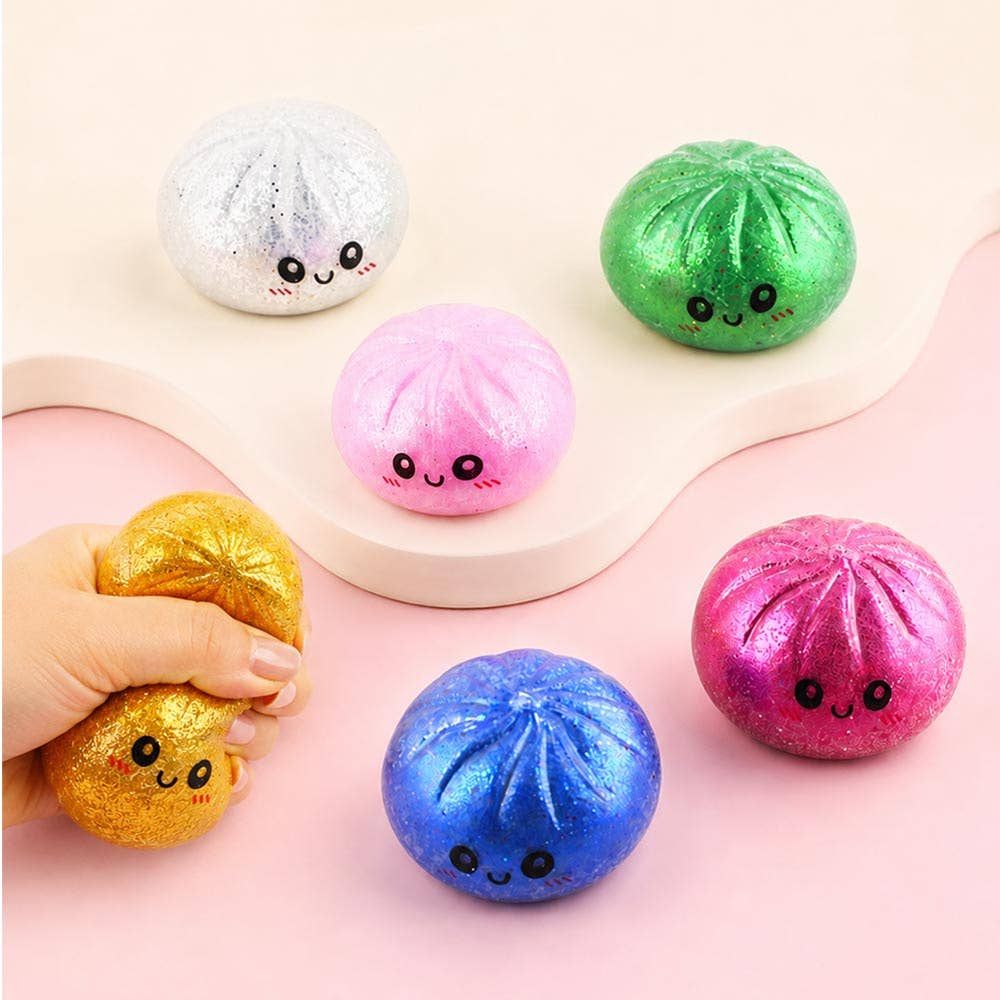 Metallic Steamed Bao Bun Dumpling