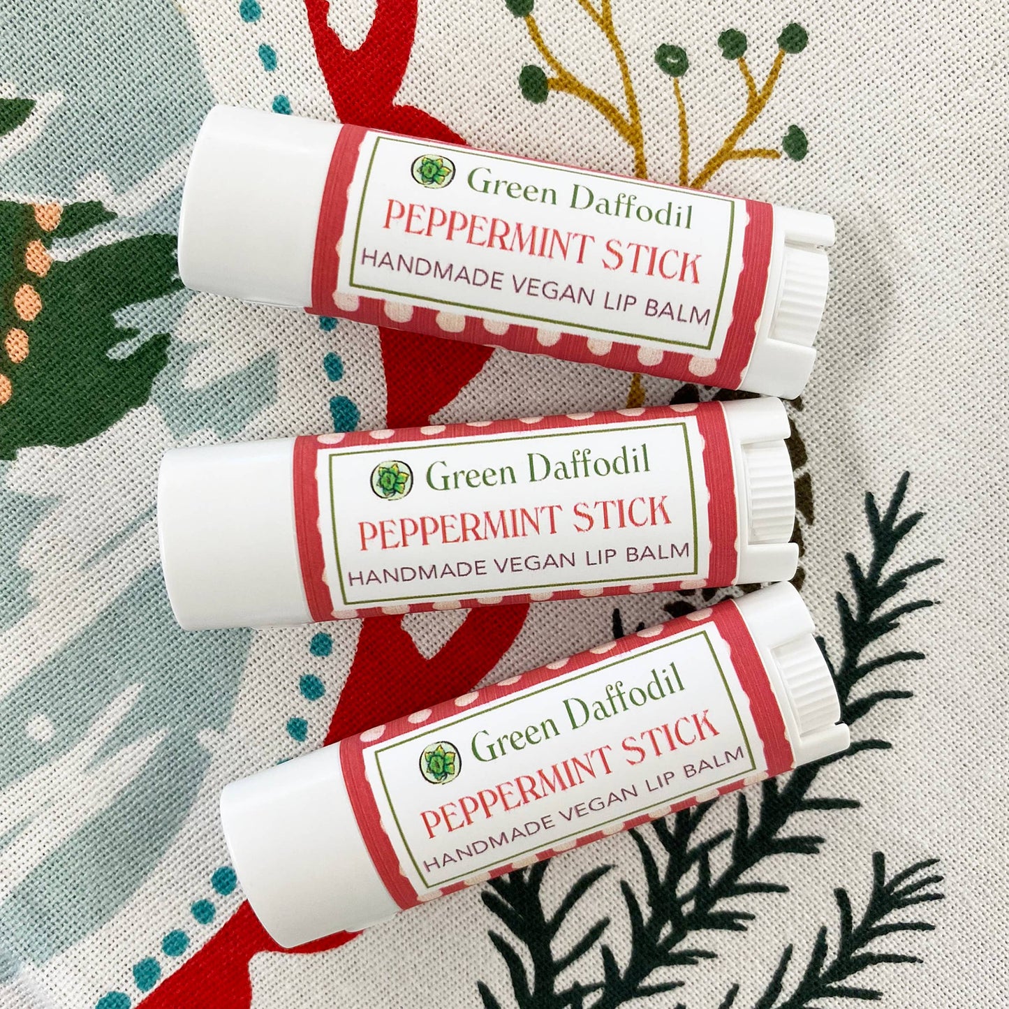 Peppermint Stick  Lip Balm - Christmas Stocking Stuffer