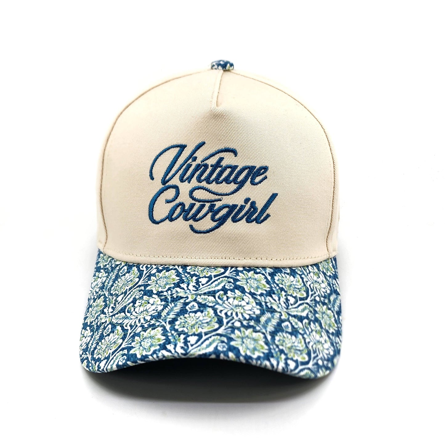 Vintage Cowgirl Embroidered Trucker Hat