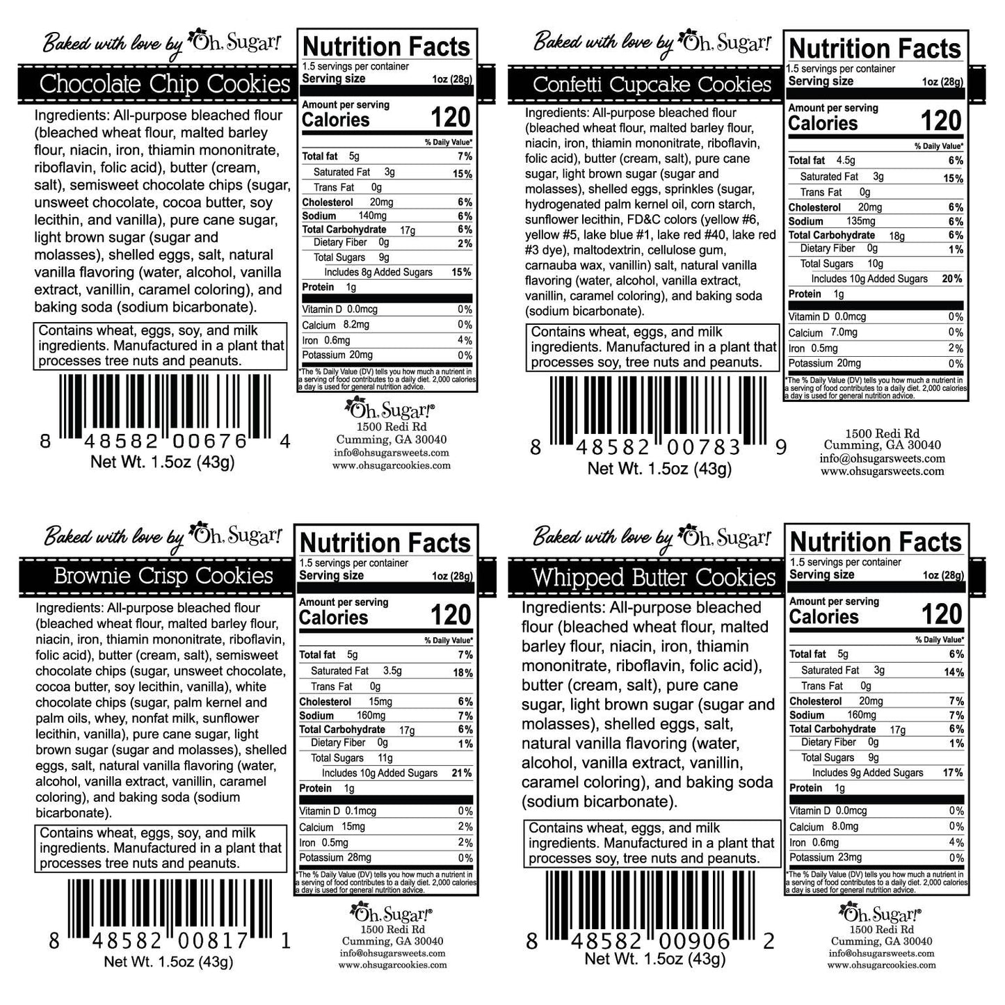 Multi Ocassion Cookie Bags