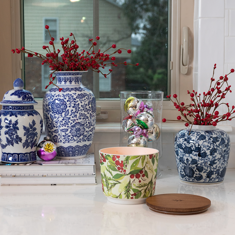 Merry Memories Patterned Candle