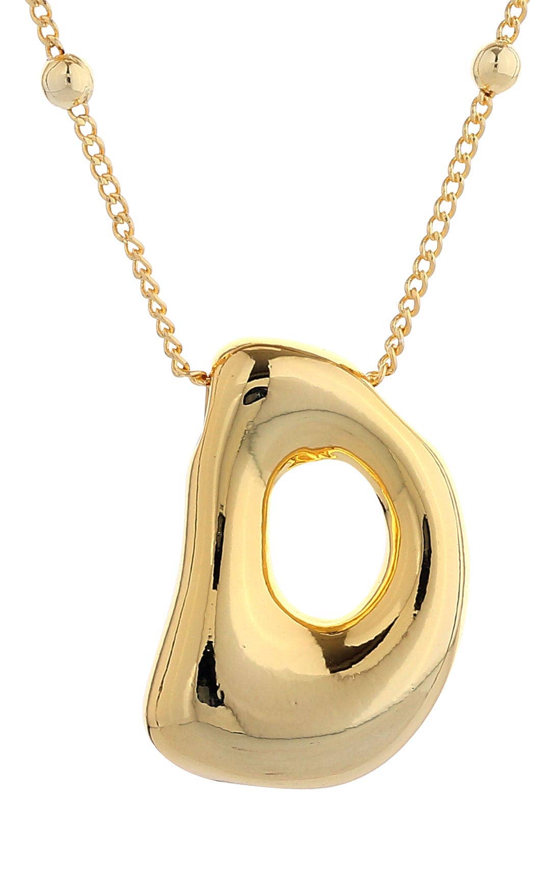 Bubble Initial Necklace