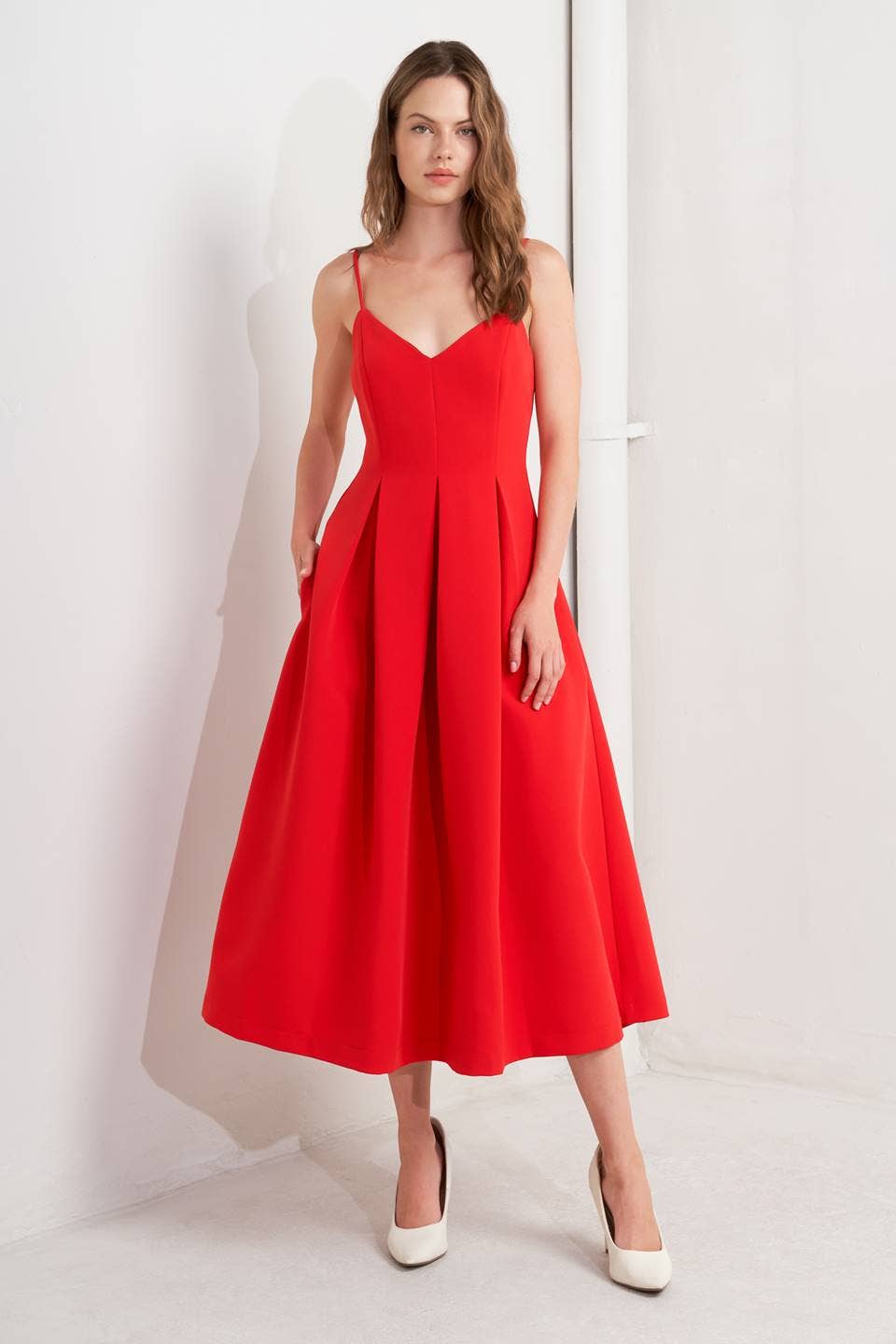 Scarlet Sweetheart Dress