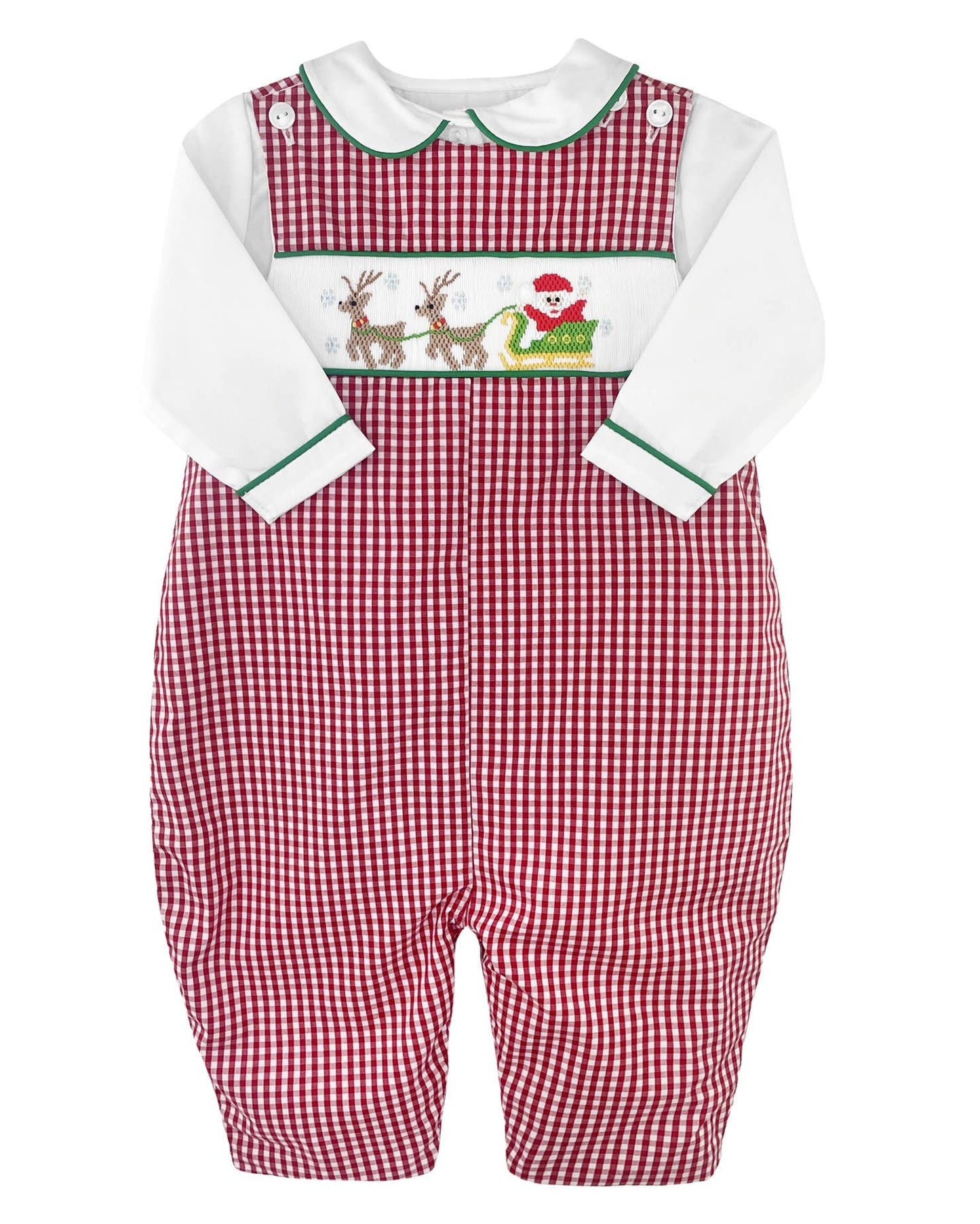 Christmas Longall with Hand Picture Smocking