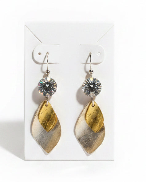 Vintage Everyday Art Deco Modern Drop Earrings