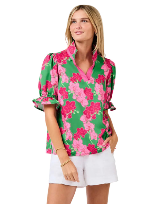 Curvy Jessica Orchid Reverie Pink Top