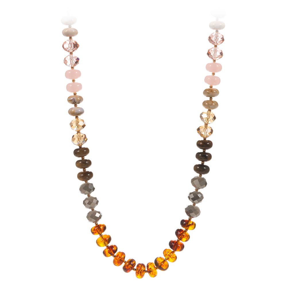 Gradient Multi Beaded Necklace