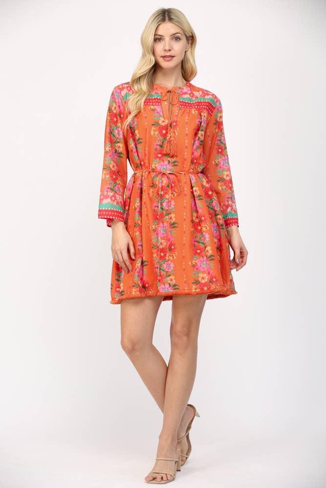 Mini Charming Floral Dress