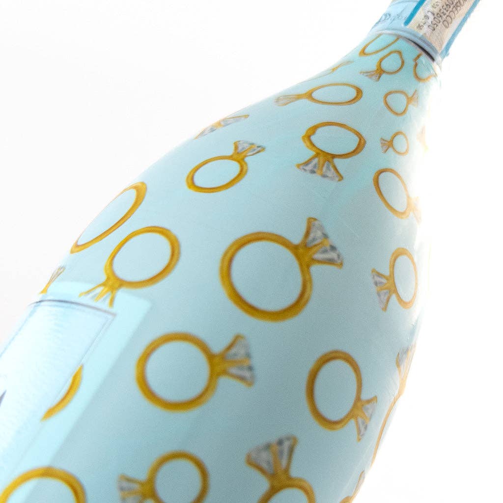 Blue Engagement Ring - Prosecco Collection