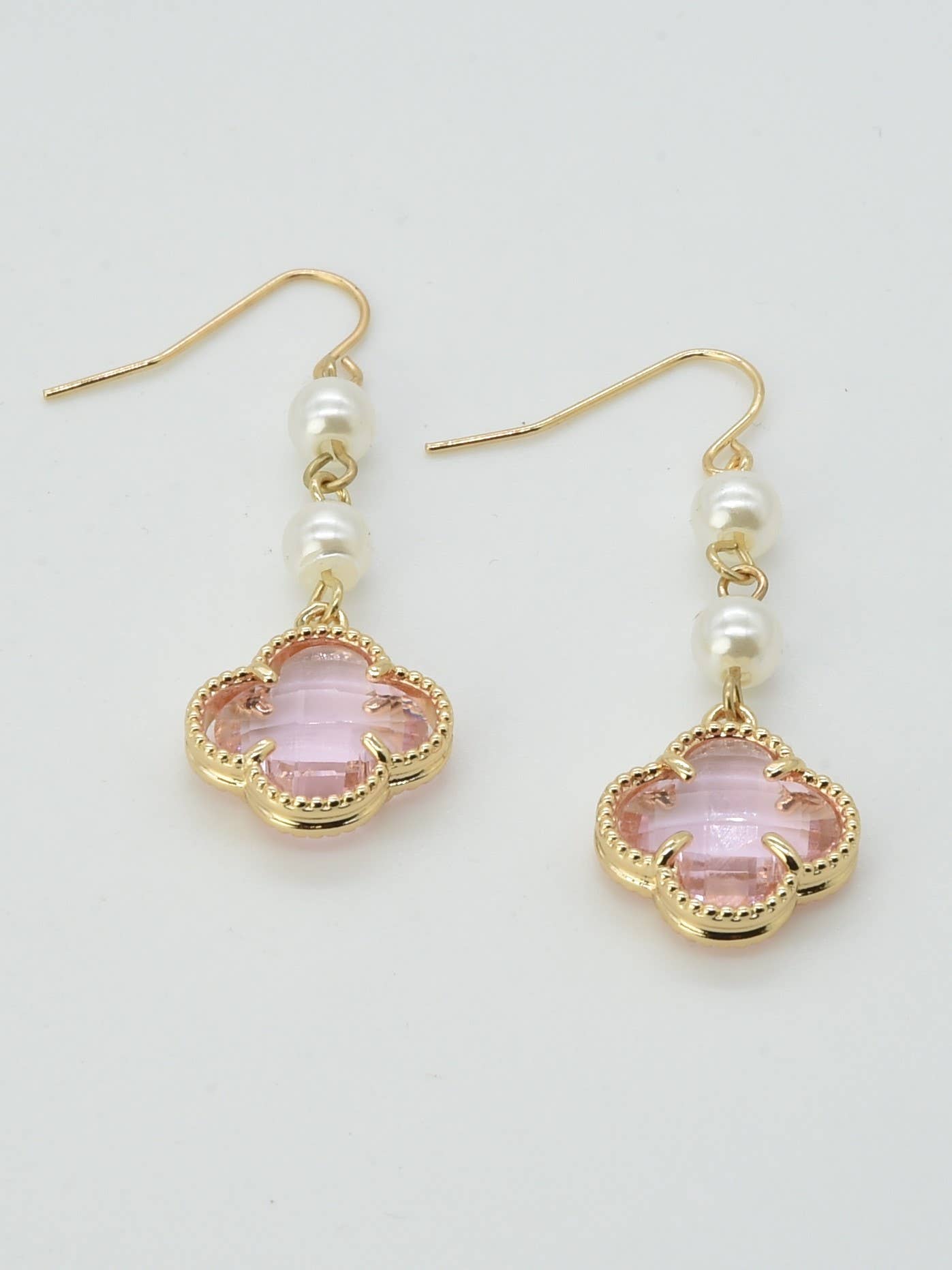 Clover Drop Earrings - Multiple Colors