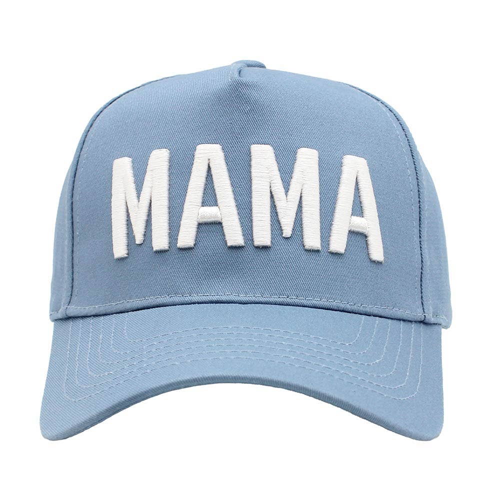 MAMA Embroidered Solid Baseball Cap