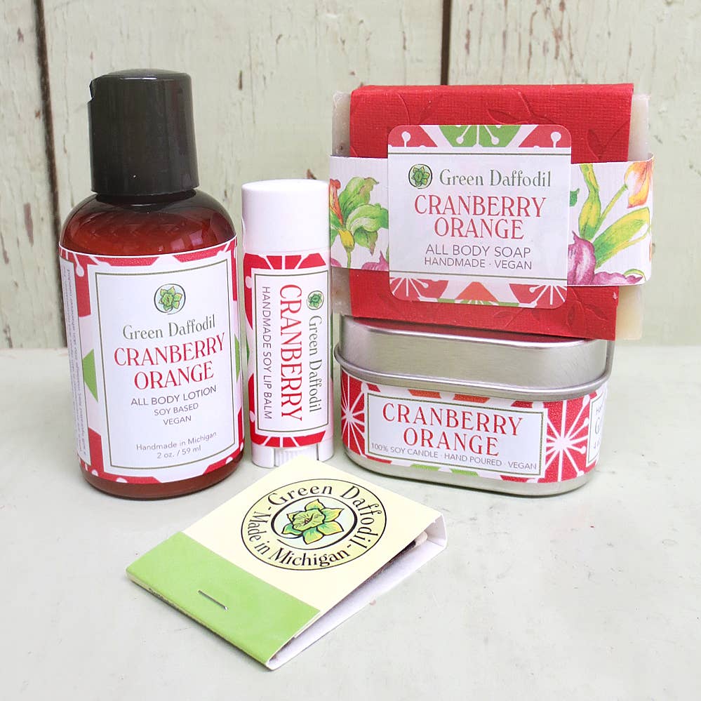 Cranberry Orange Boxed Holiday Gift Set