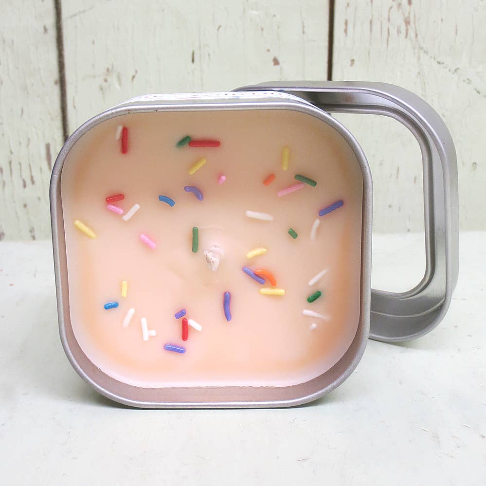 Birthday Cake Soy Candle Small