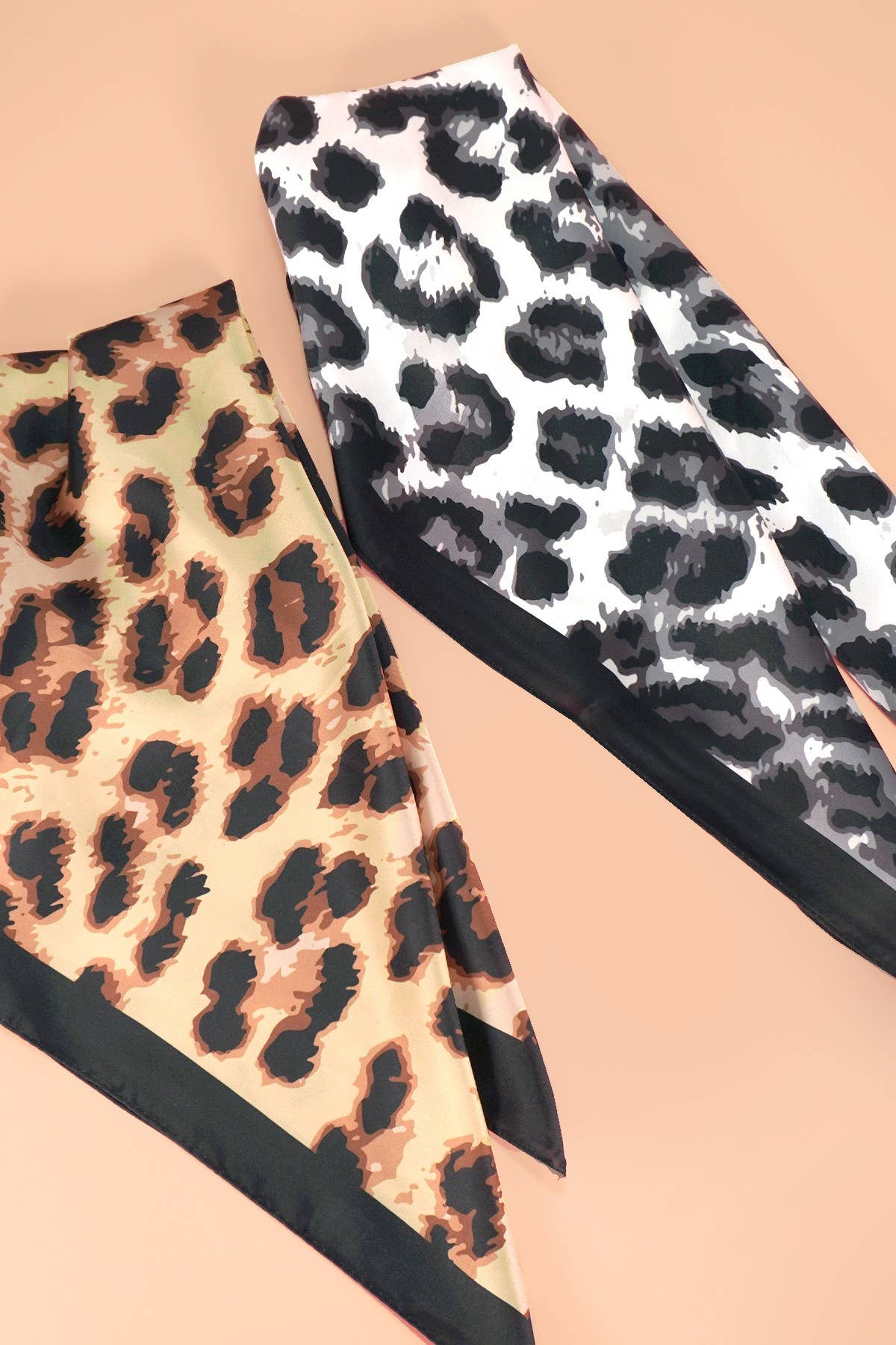 Wild Luxe Leopard Satin Scarf