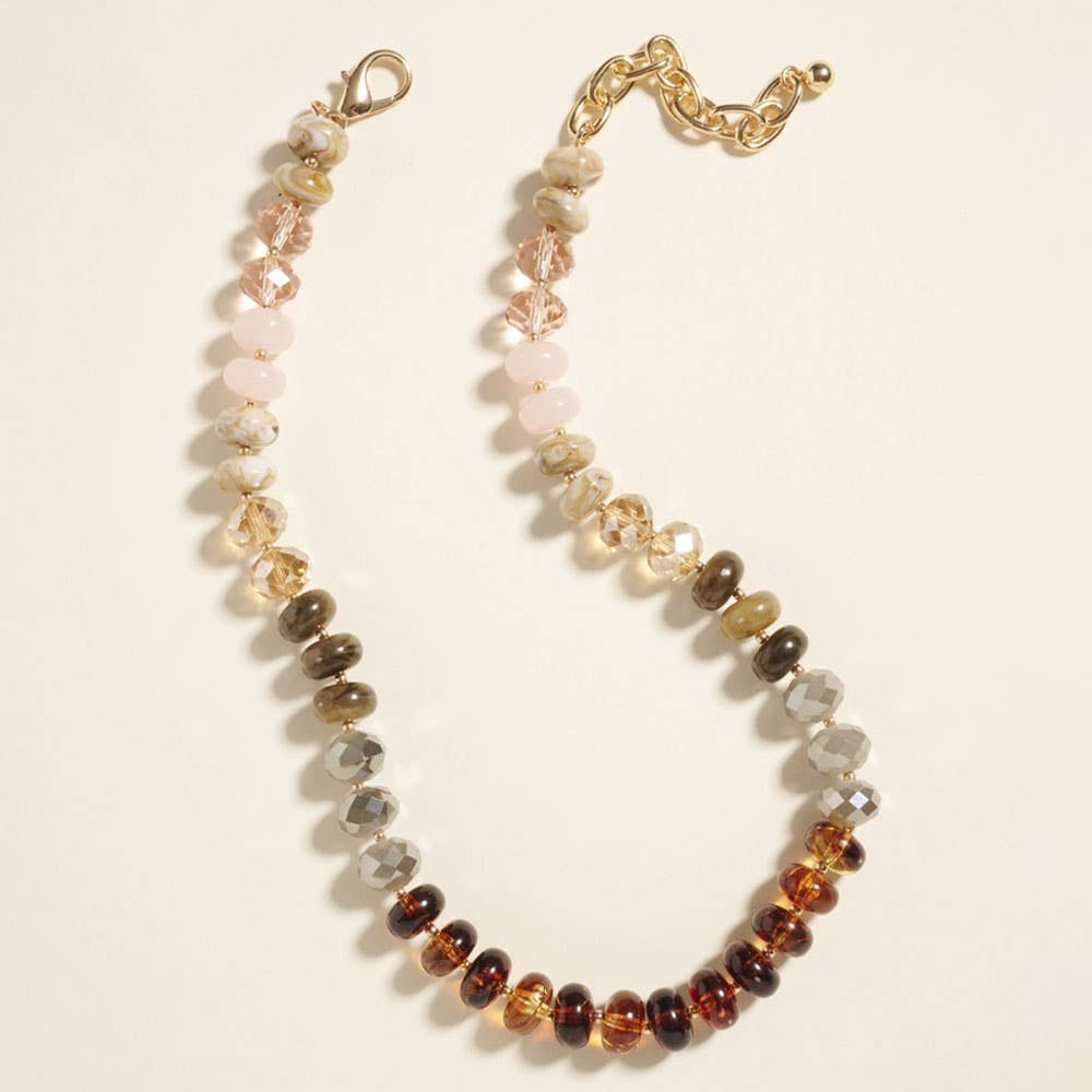 Gradient Multi Beaded Necklace