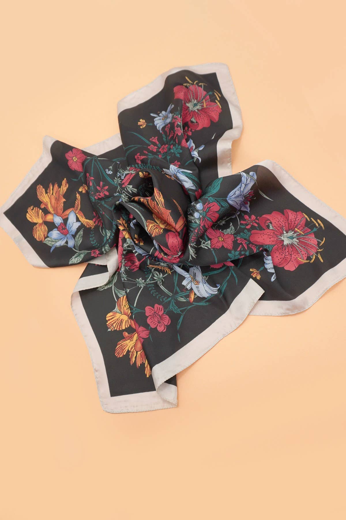 Large Print Floral Bandana Scarfs