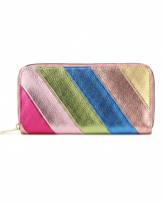 Fab Multi Color Full Size Wallet