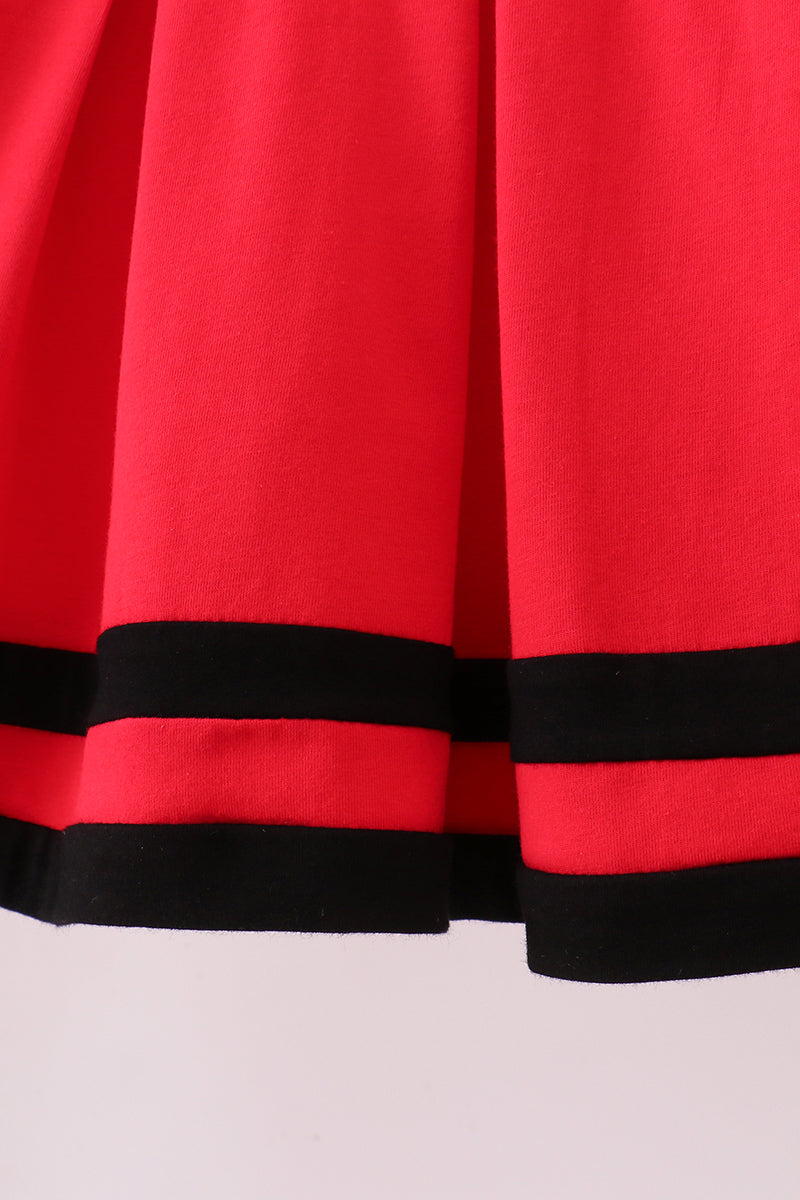 Red Go Dawgs Georgia Ruffle Dress