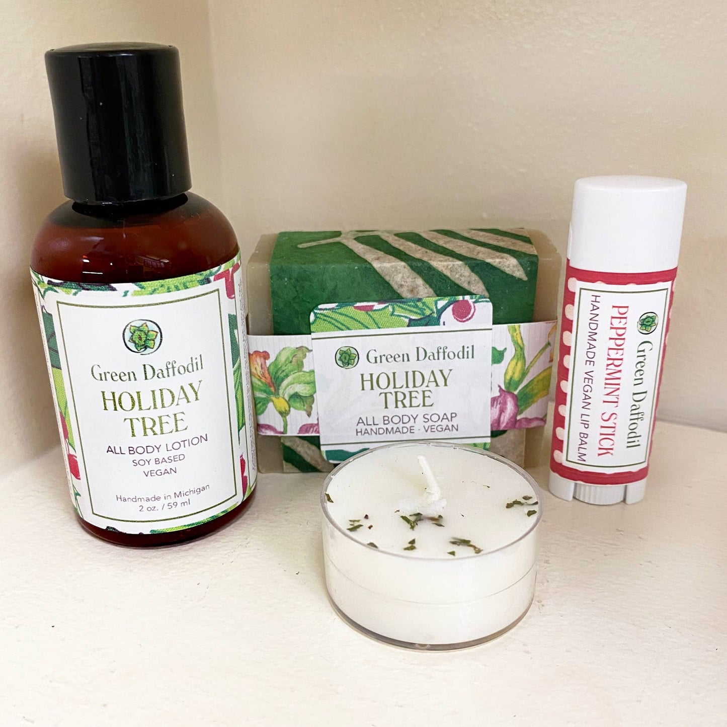 Holiday Tree Organdy Quartet Gift Set