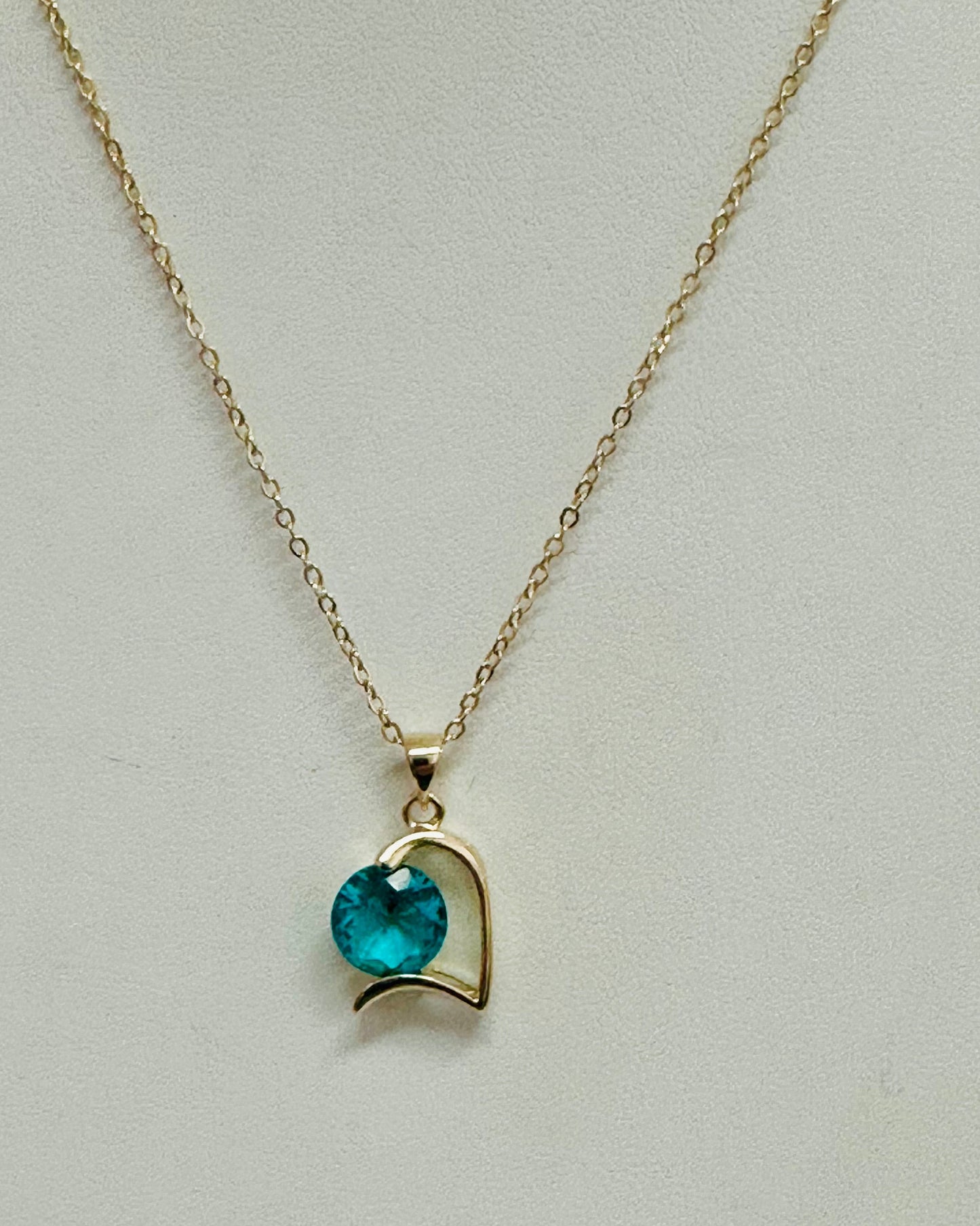 The Avalon Teal Swirl Necklace