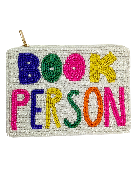 Ladies Book Person Themed Coin Purse