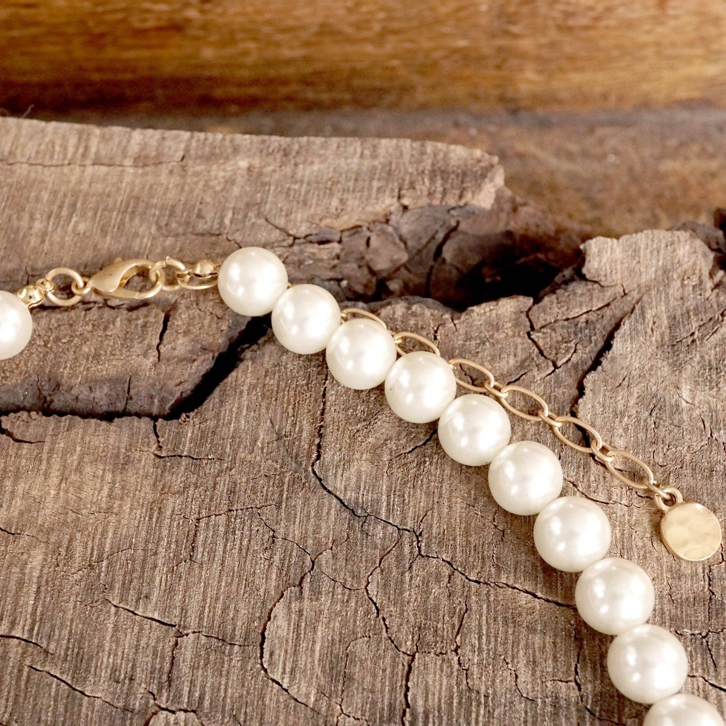 Boho Bee Pearls Statement Timeless Necklace