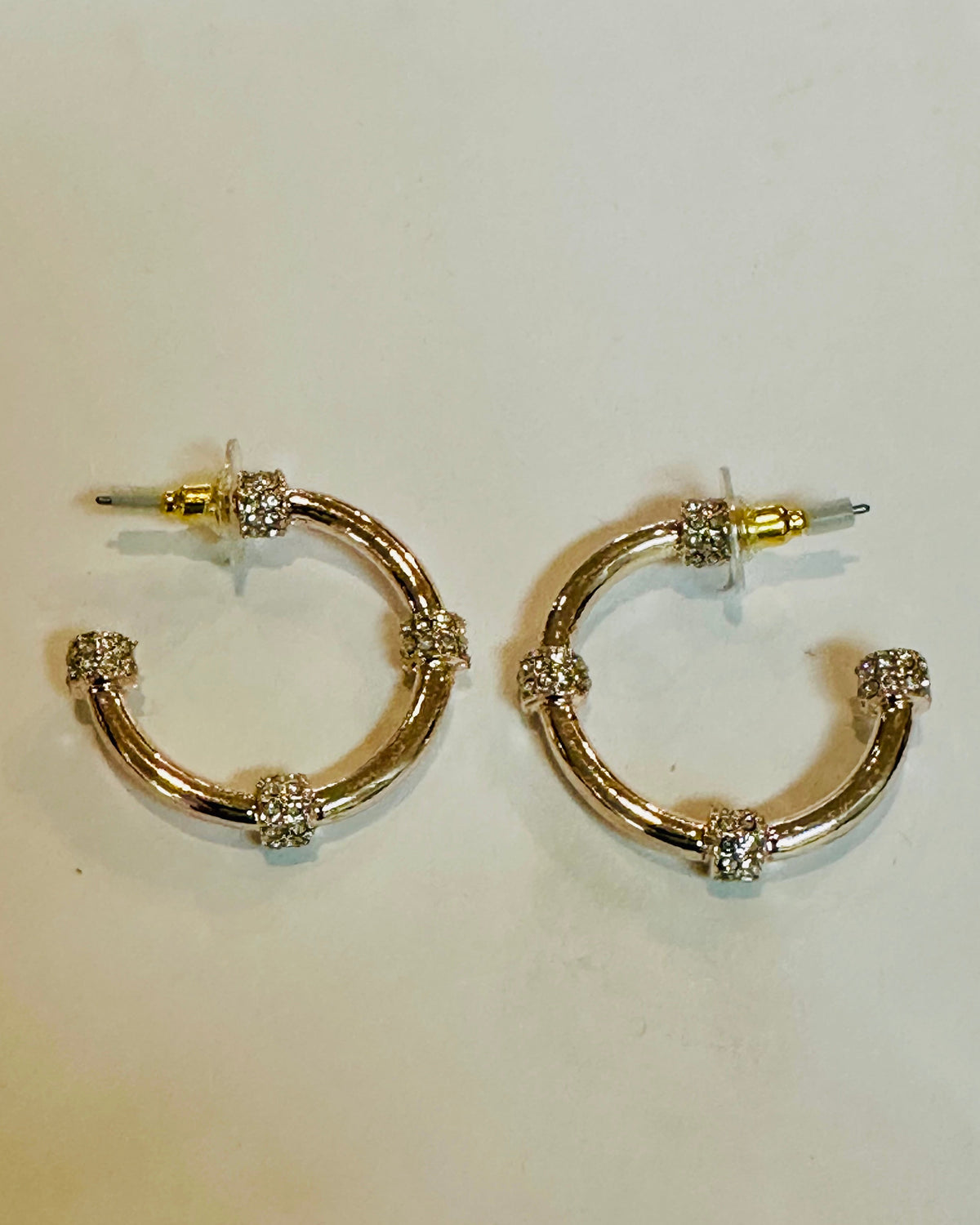 Timeless Sparkle Textured Hoops