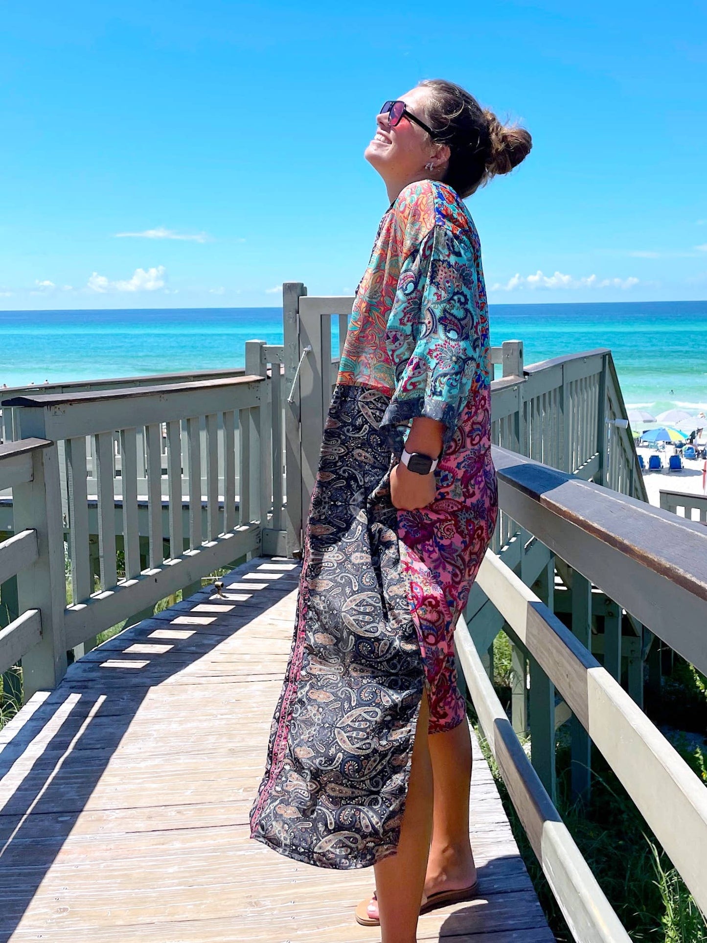 Patchwork Silk Kimono Robe