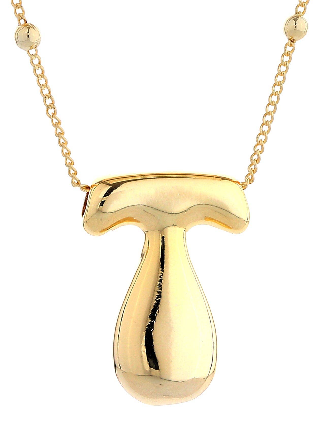 Bubble Initial Necklace